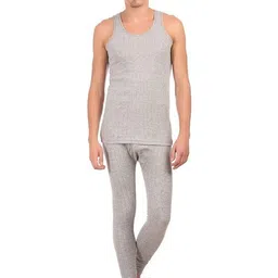 NEVA Men Ribbed Mid-Rise Winter Thermal Bottoms image 5