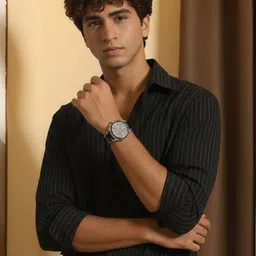 SZN Men Standard Striped Casual Shirt-picture-27