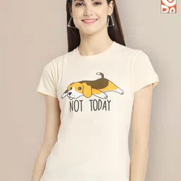 Metronaut Women Typography 2 Printed T-shirt-picture-28