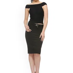 Kaali Peeli Knee Length Pencil Skirt image 5