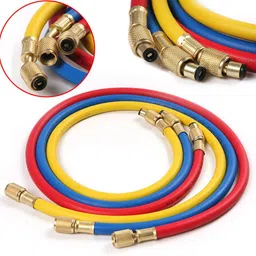 mass pro 3 Pcs Hose Pipe (R22,134A, 404 ,407C) Refrigerant Gas Charging Hose Gas Tube Gas Charging Hose Hose Pipe-picture-16