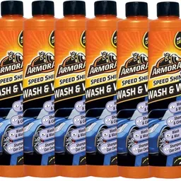 armor all WASH AND WAX SPEED SHINE - 300ML : Pack of 6 Combo image 1