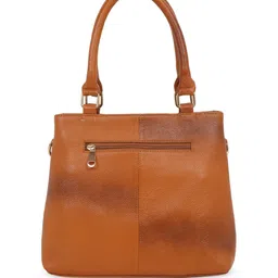 Teakwood Leathers Textured Leather Structured Handheld Bag image 2