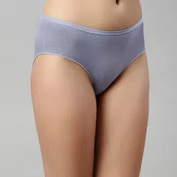 Enamor Pack Of 2 Mid-Rise Antimicrobial And Stain Release Cotton Basic Briefs image 4