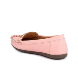 Greentech Buckle Detail Round Toe Ballerinas image 2