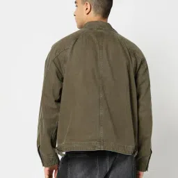 gap Relaxed Fit Spread Collar Denim Jacket image 3