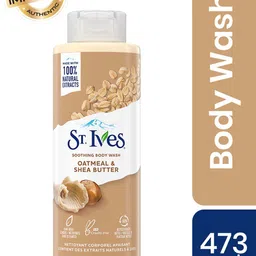 St. Ives Soothing Body Wash with Oatmeal & Shea Butter - 473ml image 2