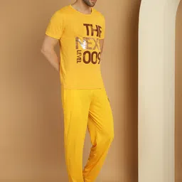 mack jonney VIMAL JONNEY Printed Cotton T-Shirt With Trouser image 5
