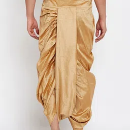 ROYAL KURTA Men Brown Solid Dhoti Pants image 2