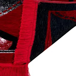 ZESTURE Maroon Geometric Carpet image 2