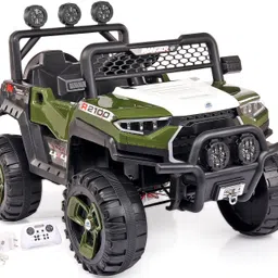 Jumbo Size 4 Wheel Drive Electric Car With 2 Seat Driving Car For Boys & Girls Jeep Battery Operated Ride On-image-3