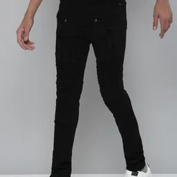 WAIMEA Boys Brown Hollywood Skinny Fit Mildly Distressed Stretchable Jeans image 5