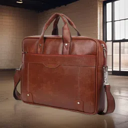 jairaj Men & Women Tan Messenger Bag image 1