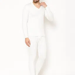 mack jonney VIMAL JONNEY Men Striped Thermal Set image 3