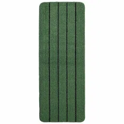 saral home Green Polyester 47 x 18 Inches Machine Made Floor Runner image 2