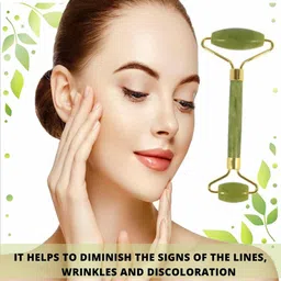 neproent Stone Facial Roller Facial Massager Double Sided Face Massager image 4