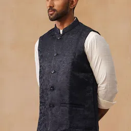 Jompers Woven Design Nehru Jacket image 2