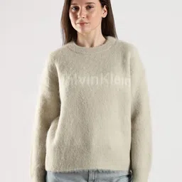 Calvin Klein Jeans Women Printed Regular Fit Pullover-image-9