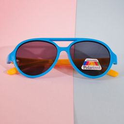 DukieKooky Kids Aviator Sunglasses with Polarised and UV Protected Lens DKSG514E-Blue-picture-16