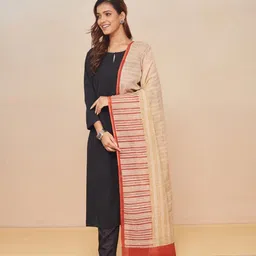 Fabindia Ethnic Motifs Printed Dupatta-picture-18