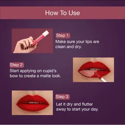 Hilary Rhoda Matte Trap Liquid Lipstick-5ml-Rose Red image 4