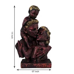 Zart Red Figurine Showpiece image 2