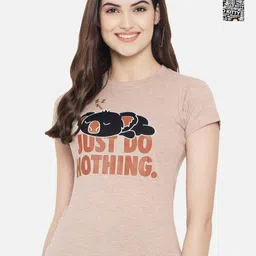 Dreambe Women Typography Printed T-shirt-picture-17