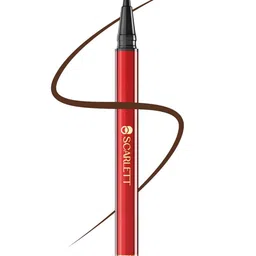 Scarlett Cosmetic Luxe Cashmere Plush Glide Eyeliner - 0.25g - Cognac Brown image 2