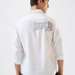 SPYKAR Men Spread Collar Graphic Printed Casual Shirt-image-5