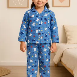 SAHU TRENDZ Boys Printed Night suit-image-17