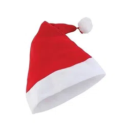 Ascension 3-Pcs Red & White Christmas Santa Cap Band & Mini Santa Combo Festive Decor image 5