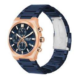 CARLOS PHILIP Men Dial & Stainless Steel Straps Analogue Chronograph Watch Orbit-3864-3 image 5