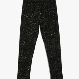 Koton Printed Girls Knitted Ankle-Length Leggings-image-32