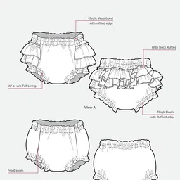 Fancy Walas Infant Girls Pack Of 3 Cotton Basic Briefs FW330_White_XL_PK03. image 5