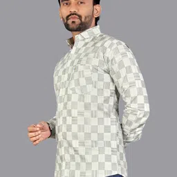 ISUEL FAB Men Printed Slim Fit Cotton Casual Shirt-picture-38