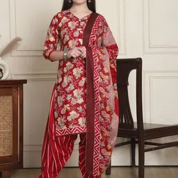 Roly Poly Women Floral Printed Kurta with Salwar & Dupatta-image-34