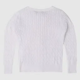 GAP Girls Round Neck Button-Front Classic Cardigan image 3