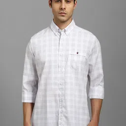 Louis Philippe Sport Men Slim Fit Opaque Checked Casual Shirt-image-47
