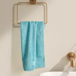 haus & kinder Blue & Taupe 4 Pieces Cotton 500 GSM Towel Set-picture-26