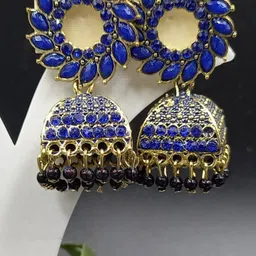 TISHUL JEWELS Classic Jhumkas Earrings-image-60