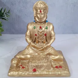 Afterstitch Gold-Toned Religious Hanuman Ji Idol Showpiece-image-66