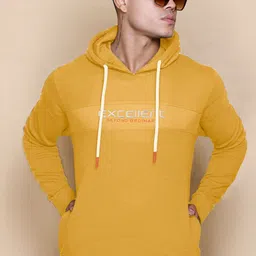 MOUNTAIN COLOURS Men Printed Hooded Sweatshirt image 3