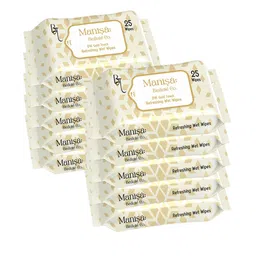 Manisa Beaute Co. Set Of 10 24K Gold Touch Refreshing Wipes - 25 Wipes Each image 1