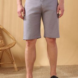 Dennis Lingo Men Solid Regular Fit Casual Cotton Shorts-picture-37