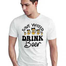 Seekbuylove Men Typography Printed Bio Finish T-shirt-picture-33