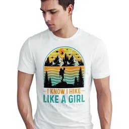 Seekbuylove Typography Printed Round Neck Short Sleeves Bio Finish Pure Cotton T-shirt-picture-13