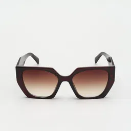 PELLE LUXUR Unisex Rectangle Sunglasses with UV Protected Lens PL25GS338 image 5