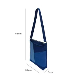 The Purani Jeans Colourblocked Structured Sling Bag With Tasselled image 5