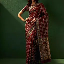 DIVASTRI Woven Design Designer Banarasi Saree-image-51