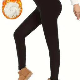 LADONNA Mid Rise Slim-Fit Stretchable Warm Thermal Bottoms-picture-10